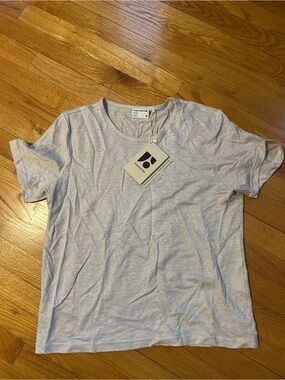 Frank & Oak Women's Linen Short Sleeve Tee